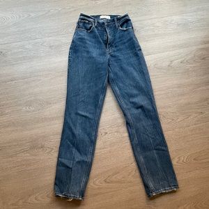 Abercrombie & Fitch The 90s Straight Ultra High Rise jeans (size 26 dark blue)